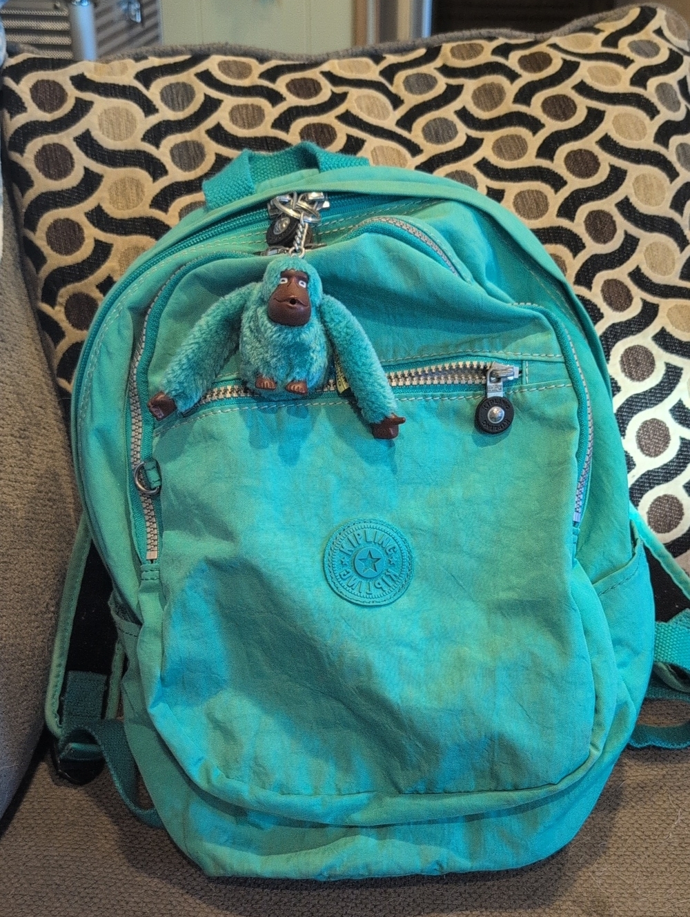 Kipling Teal Chalanger II Everyday Backpack - Lightweight Casual Carry